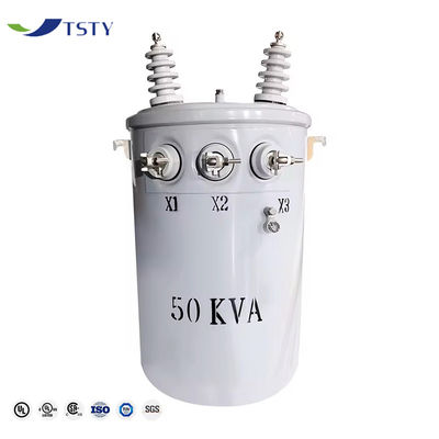 14.4kv 출력 전압 100kva 산업용 소손실 단相 변압기