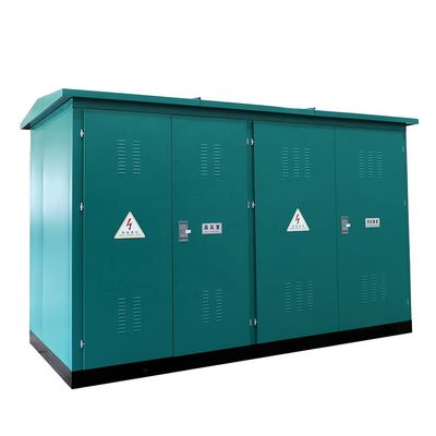 200KVA 315KVA 400KVA 최대 2.5 MVA 야외 조합 컴팩트 전력 분배 트랜스포머 서브 스테이션 6.6KV 11KV 33KV